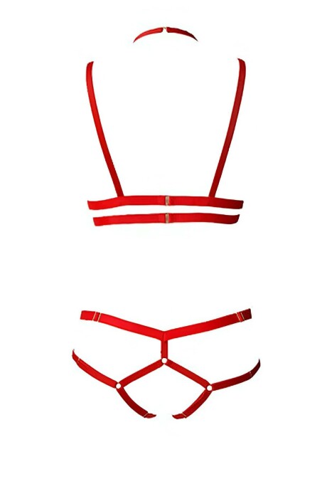 3 Parça Seksi Harness Sütyen Takım - APFT144 - 4