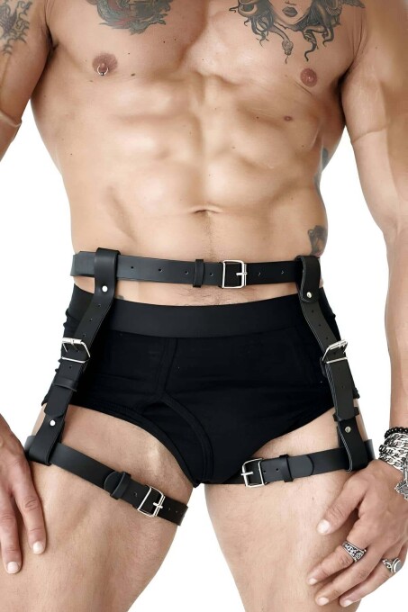 Bel Ve Bacak Ayarlanabilir Erkek Harness - APFTM81 - 2