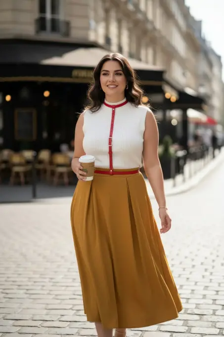 Büyük Beden Kırmızı Kadın Kemer, İddialı Deri Harness Vücut Aksesuarı - APFT188 - 1