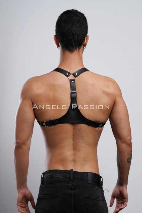 Deri Erkek Göğüs Harness, Erkek Göğüs Harness, Erkek Göğüs Kemer - APFTM144 - 5