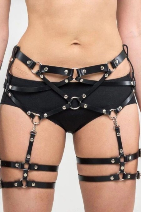 Deri Fantazi Jartiyer Harness - APFT876 - 6