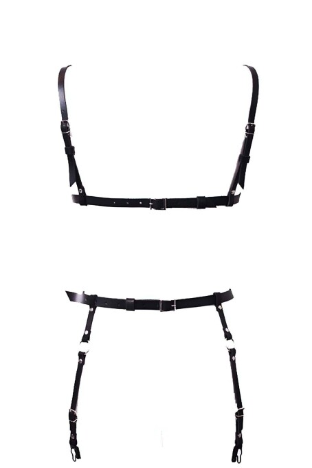 Deri Jartiyer Takım Harness - APFT228 - 2