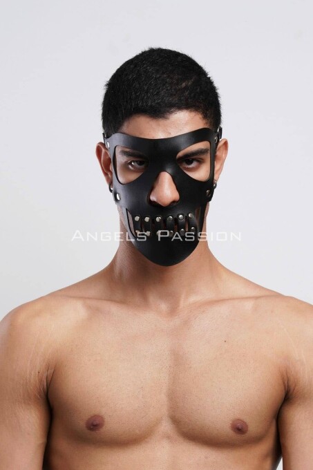 Deri Maske, Parti Maskesi, Erkek Maske, Seksi Maske - APFTM125 - 1