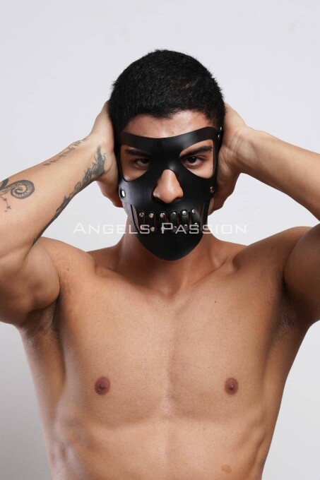 Deri Maske, Parti Maskesi, Erkek Maske, Seksi Maske - APFTM125 - 4