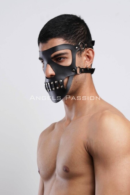 Deri Maske, Parti Maskesi, Erkek Maske, Seksi Maske - APFTM125 - 5
