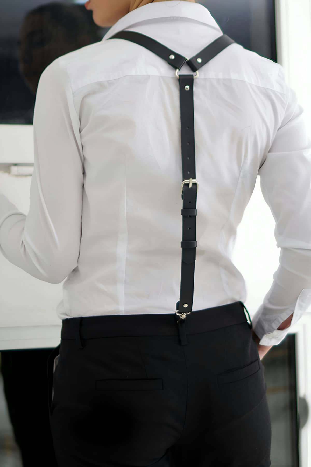 Deri Pantolon Askısı Harness - 213