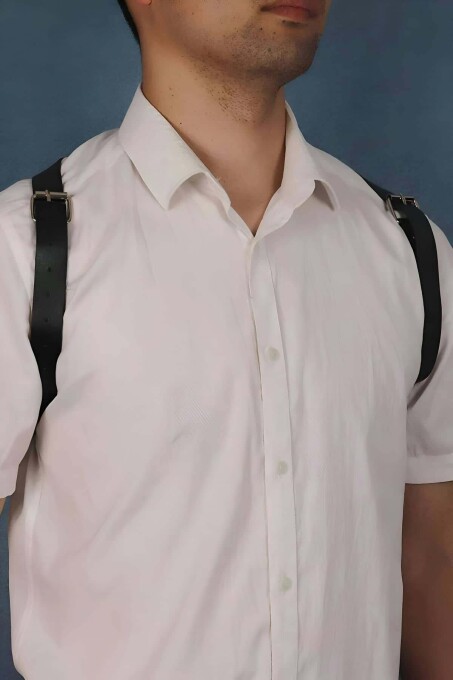 Erkak Deri Göğüs Harness - APFTM128 - 4