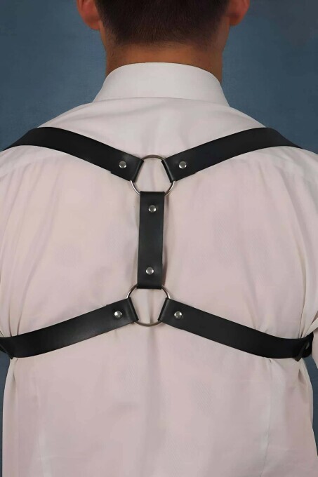 Erkak Deri Göğüs Harness - APFTM128 - 2