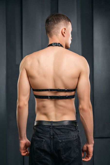 Erkek Deri Göğüs Harness - APFTM227 - 5