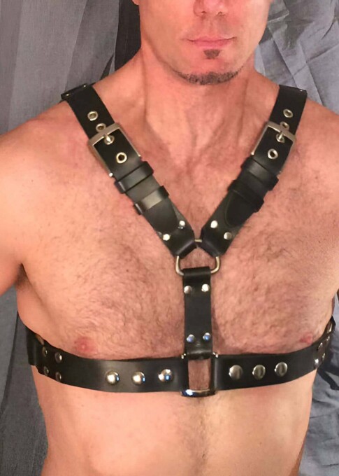 Erkek Erotik Giyim Deri Harness - APFTM22 - 1