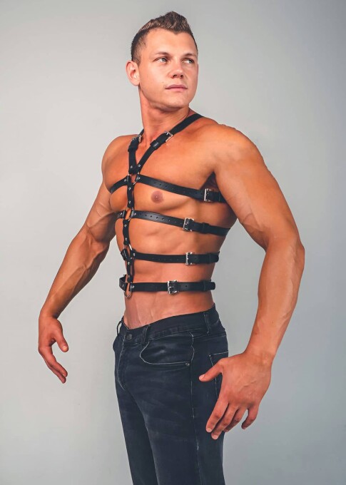 Erkek Fantazi Giyim Gay Harness - APFTM54 - 1