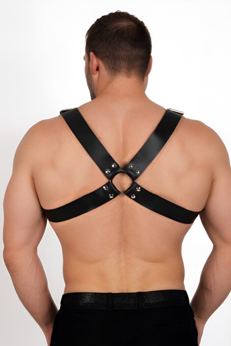 Erkek Göğüs Harness, Deri Erkek Fantazi Giyim, Erkek Clubwear - APFTM214 - 2