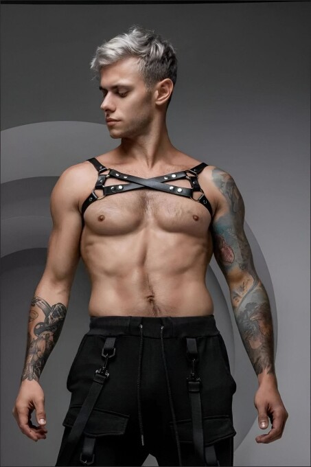 Erkek Göğüs Harness, Erkek Party Wear, Erkek Dance Wear - APFTM213 - 1