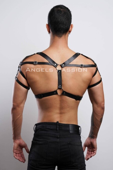 Erkek Harness, Erkek PartyWear, Deri Erkek Parti Elbise Aksesuarı - APFTM6 - 5