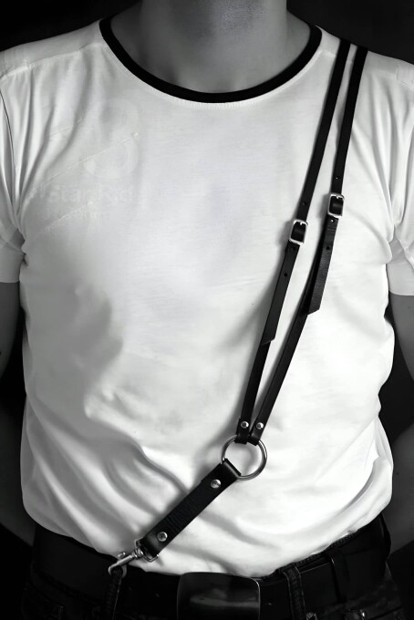 Erkek Omuzdan Askılı Göğüs Harness - APFTM98 - 3