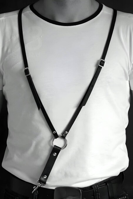 Erkek Omuzdan Askılı Göğüs Harness - APFTM98 - 5