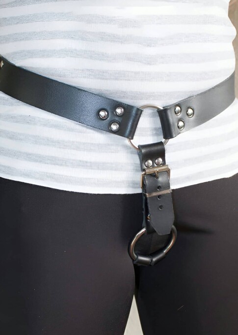 Erkek Özel Bölge Deri Harness - APFTM25 - 2