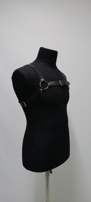 Erkek Parti Aksesuar, Clubwear, Deri Göğüs Harness, Erkek Fantezi Giyim - APFTM232 - 2