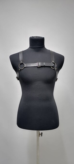Erkek Parti Aksesuar, Clubwear, Deri Göğüs Harness, Erkek Fantezi Giyim - APFTM232 - 4