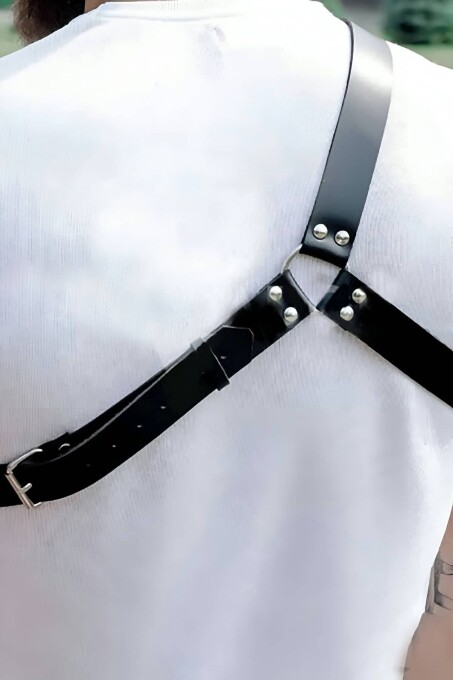 Erkek Tek Omuzdan Askılı Deri Aksesuarı - APFTM127 - 4