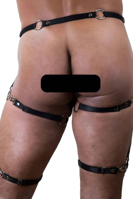 Erkrk Fantazi Lastik Jartiyer Harness - APFTM189 - 4