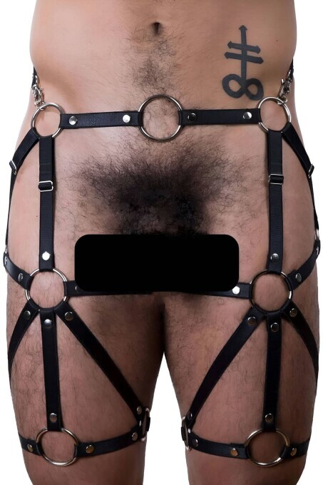 Erkrk Fantazi Lastik Jartiyer Harness - APFTM189 - Angels Passion