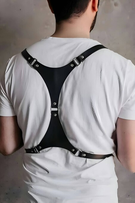 Erkrk Seksi Deri Göğüs Harness - APFTM126 - 4