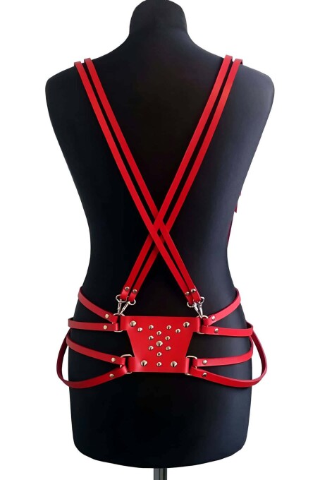 Fantazi Deri Omuzdan Askılı Harness - APFT918 - 4