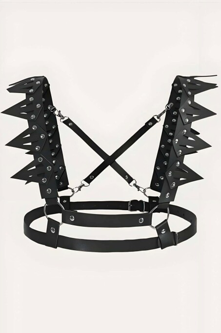 Fantazi Deri seksi Göğüs Harness - APFT1166 - 5