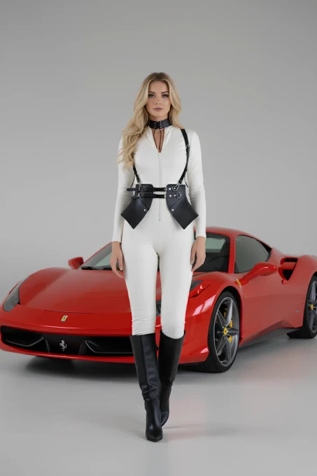 Geniş Kadın Kemer, Şık Geniş Elbise Kemeri - APFT622 - 4