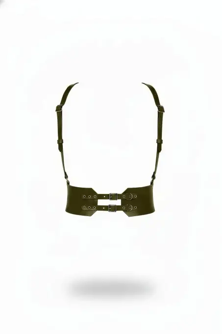 Haki Kadın Kemer Kalın Korse Omuz Aksesuarı - APFT853 - 1