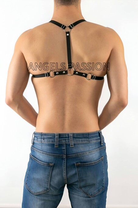 Lastik Erkek Harness - Özel Üretim Erkek Harness - Seksi Lastik Erkek Harness - APFTM64 - 3