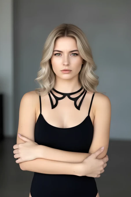 Lazer Kesim Deri Choker, Deri Kolye - APFT1415 - 1