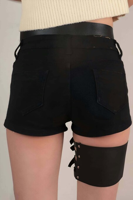 Seksi Deri Jartiyer Aksesuarı - APFT1173 - 5