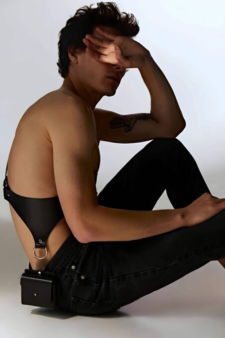 Seksi Erkek Deri Aksesuar - APFTM143 - 5