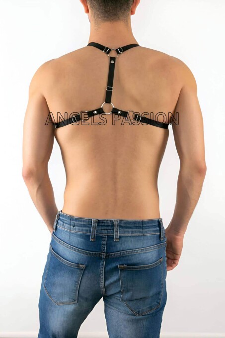 Seksi Erkek Üst Lastik Harness - APFTM59 - 3