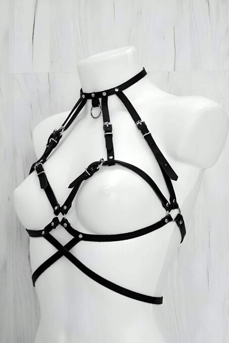 Seksi Giyim Deri Harness - APFT330 - 2