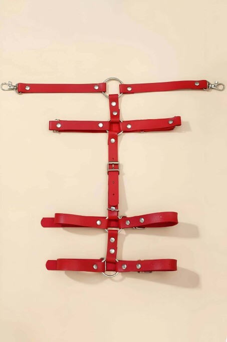 Şık Deri Tek Bacaklı Jartiyer Harness - APFT942 - 4