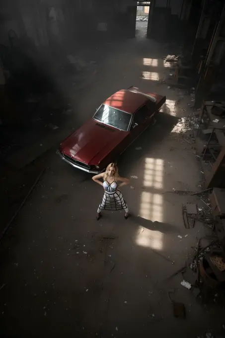 Siyah Etek Kafes Detaylı Etek Midi Boy Deri Etek - APFT1013 - 3