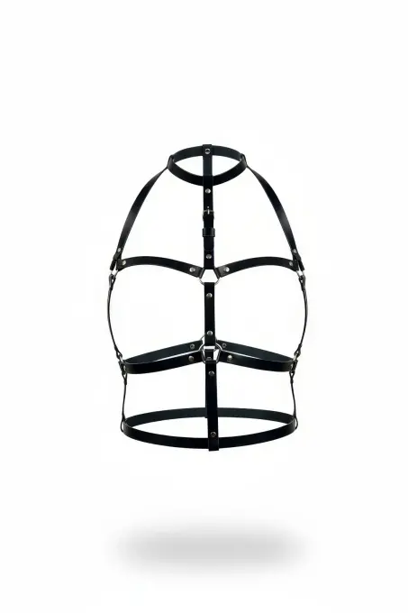 Siyah Kadın Kemer Çoklu Kemerli Vücut Aksesuarı - APFT106 - 1