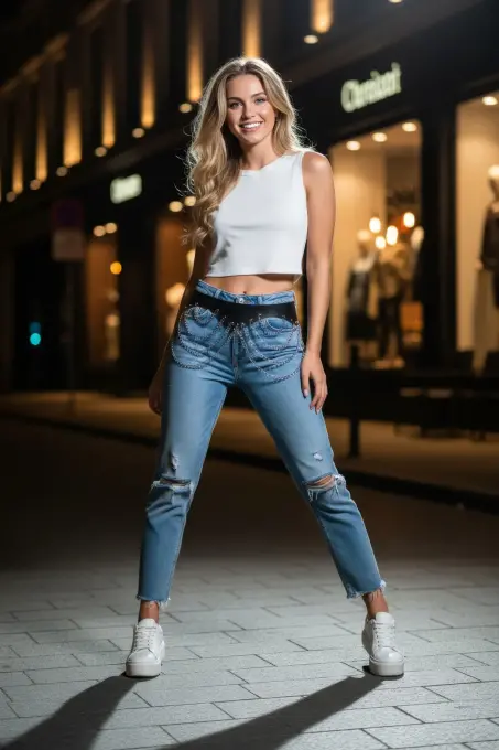 Siyah Kadın Kemer Çoklu Zincir Detaylı Bel Aksesuarı - APFT1096 - 2