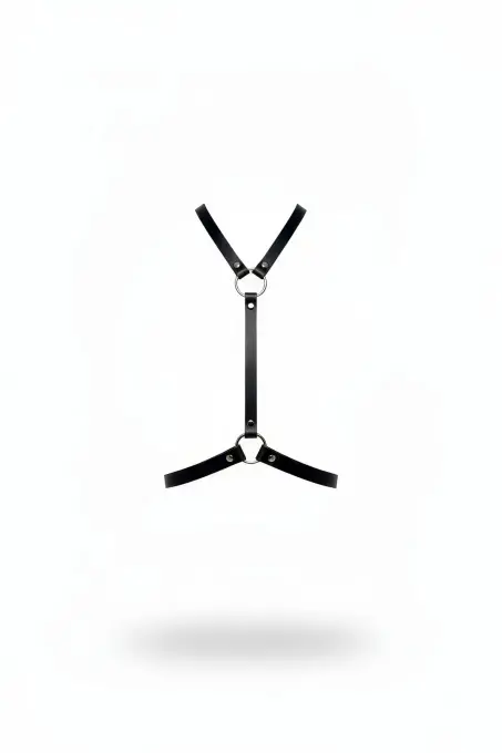 Siyah Kadın Kemer Deri Vücut Aksesuarı - APFT581 - 1