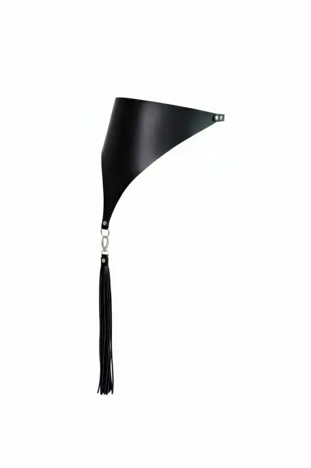 Siyah Kadın Kemer Kalın Püskül Detaylı Korse Kemer - APFT1198 - 1