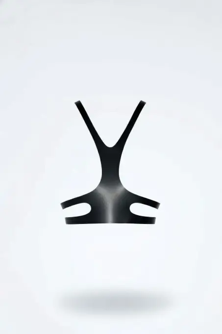 Siyah Kadın Kemer Omuz Detaylı Geniş Bel Aksesuarı - APFT1374 - 1