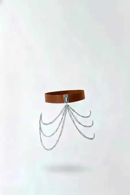 Taba Kadın Kemer Çok Katmanlı Zincir Detaylı - APFT904 - 1