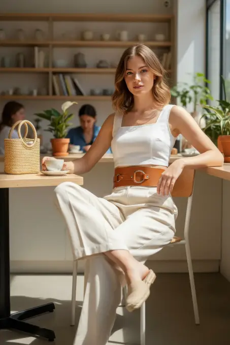 Taba Kadın Kemer Kalın Halka Tokalı Yüksek Bel - APFT920 - Angels Passion (1)