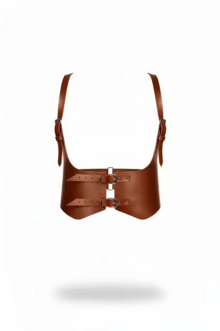 Taba Kadın Kemer Omuz Detaylı Geniş Korse Kemer - APFT612 - 1