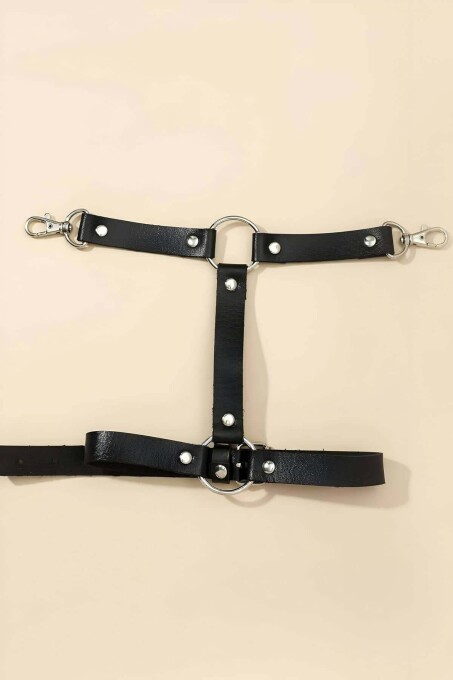 Tek Bacak Deri Jartiyer Harness - APFT962 - 2