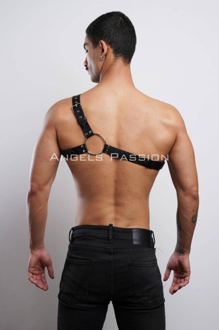 Tek Omuz Erkek Harness, Fantazi Erkek Dış Giyim - APFTM177 - 7