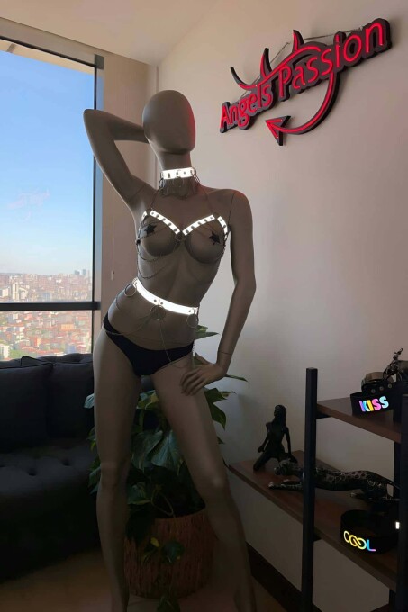 Zincir ve Reflektör Detaylı Seksi Harness - APFT454 - 2